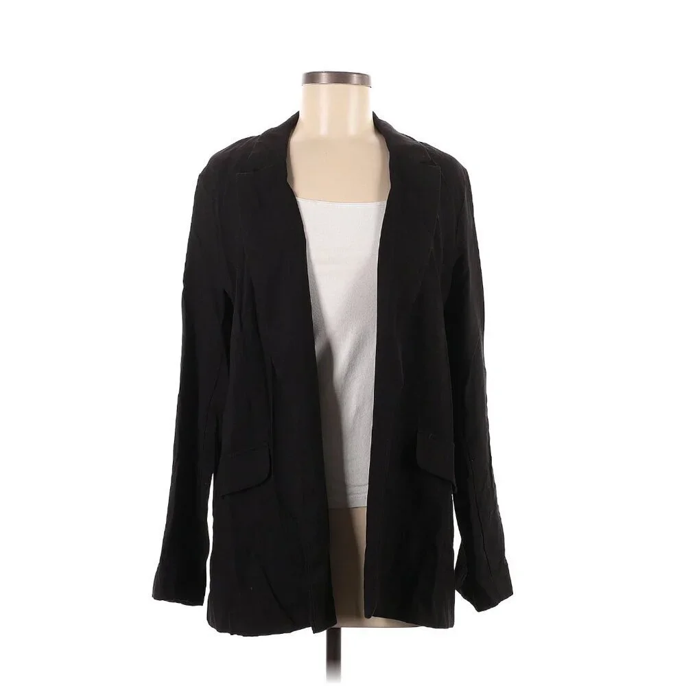 Primark | EUC Oversized Relaxed Fit Blazer Jacket in Black Size 8
